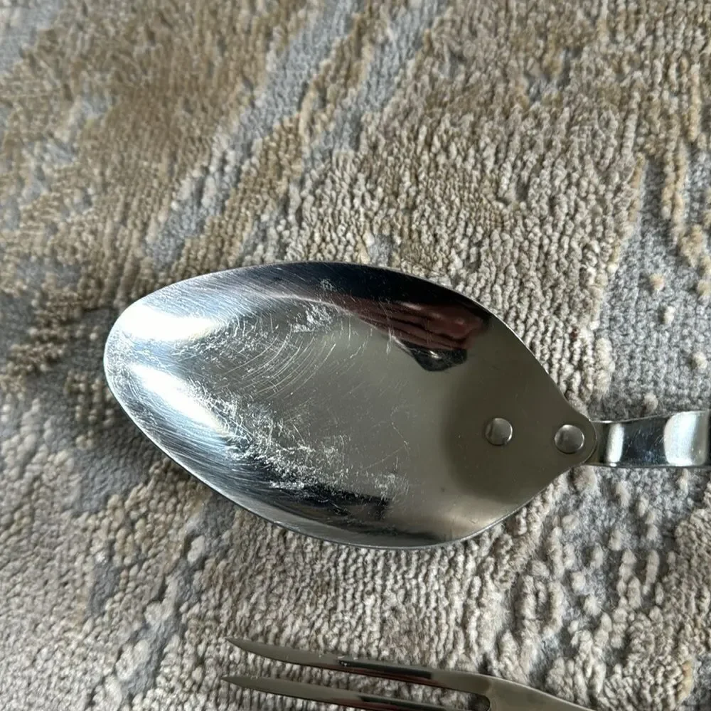 CUTCO Turning Fork 1726 & Serving /Basting Spoon 17 KH Classic Handles GUC